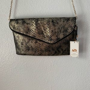 Urban Expressions Snakeskin Clutch